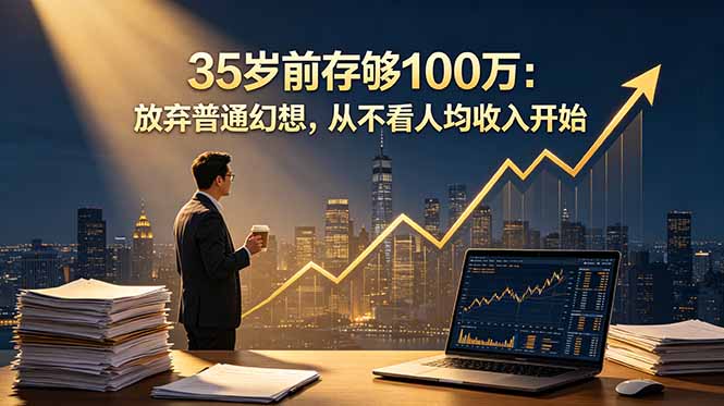 35岁前存够100万：放弃普通幻想，从不看人均收入开始-心语项目网