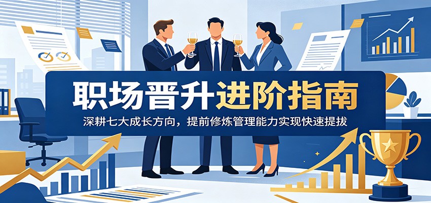 职场晋升进阶指南:深耕七大成长方向,提前修炼管理能力实现快速提拔-心语项目网