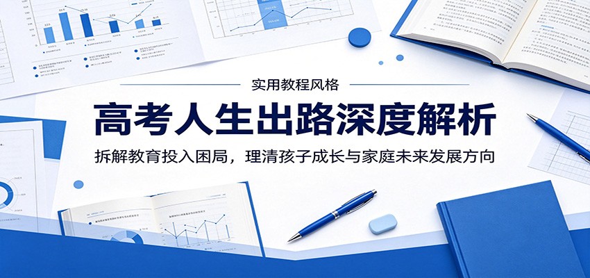 高考人生出路深度解析：拆解教育投入困局，理清孩子成长与家庭未来发展方向-心语项目网