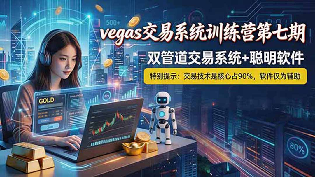【海外美金AI搬砖】Vegas交易技术+聪明软件， 黄金期货日赚50-1000U， 长期稳定，小白轻松上手-心语项目网