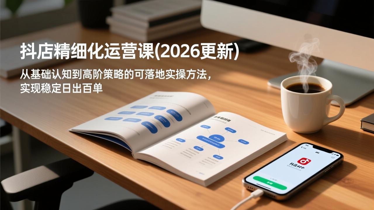 抖店精细化运营课(更新6月-心语项目网