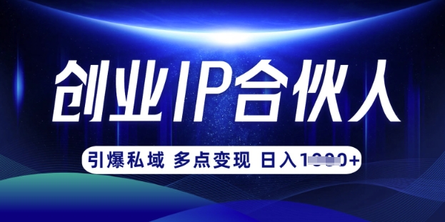 云帆·创业ip合伙人打造3.0，从0到1教你做网创，实现月入过W-心语项目网