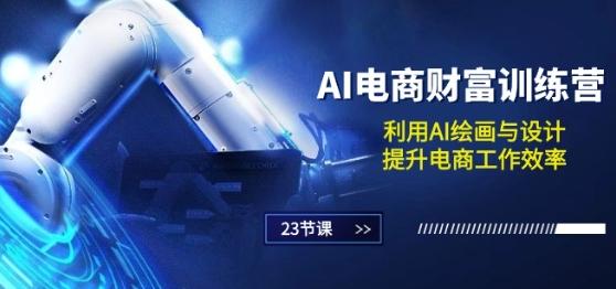 AI电商-财富训练营：利用AI绘画与设计，提升电商工作效率(23节课)-心语项目网