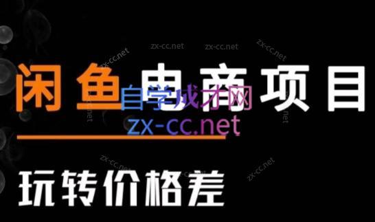 亿创繁星·闲鱼电商项目(玩转价格差)-心语项目网