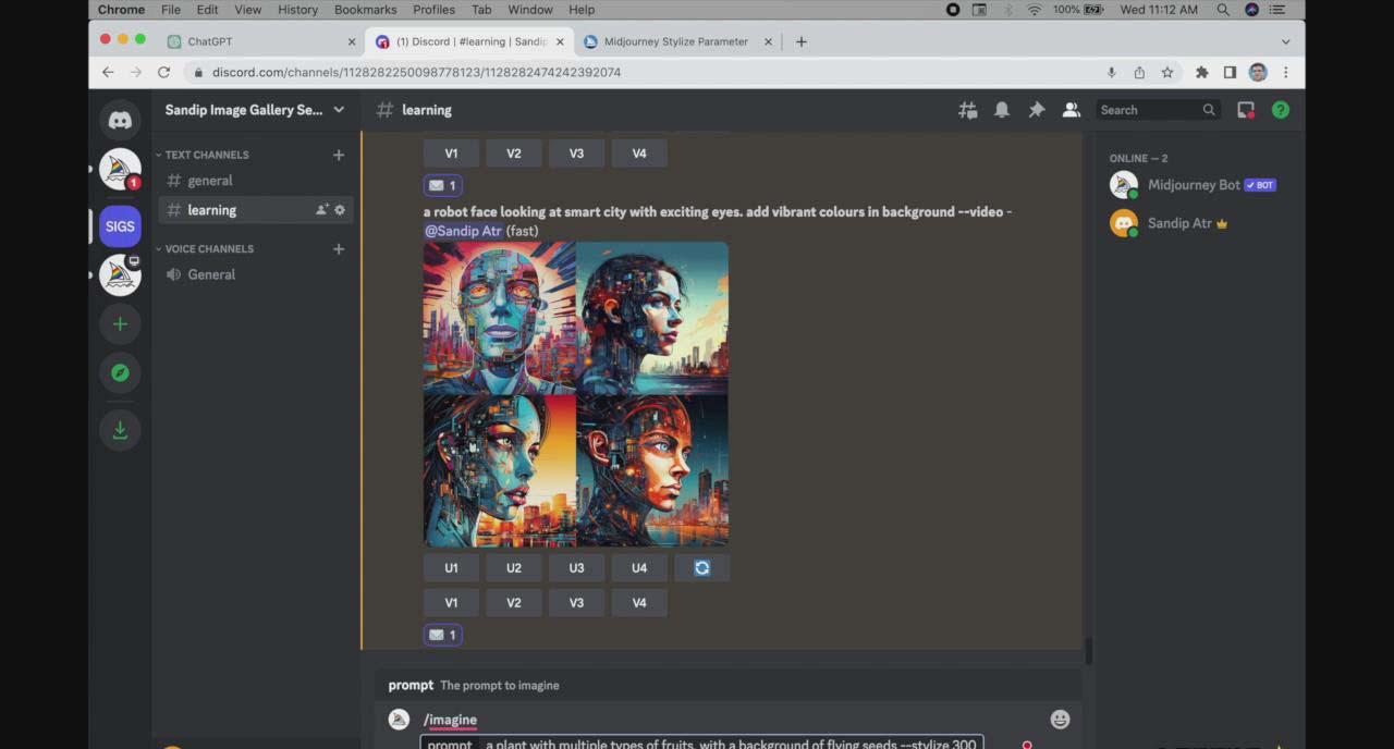 图片[2]-ChatGPT4 和 MidJourney AI 绘画聊天革命性指南教程-33节视频课-中英字幕-心语项目网