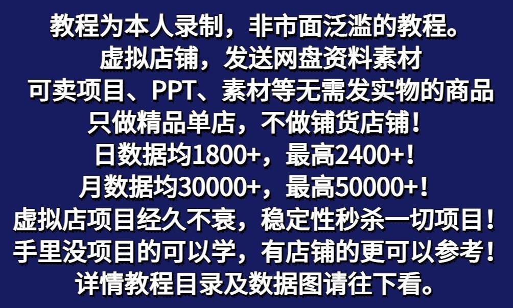 图片[2]-拼多多虚拟电商训练营月入50000+你也行，暴利稳定长久，副业首选-心语项目网