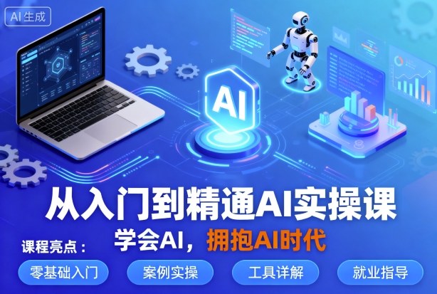 从入门到精通AI实操课，学会AI，拥抱AI时代-心语项目网