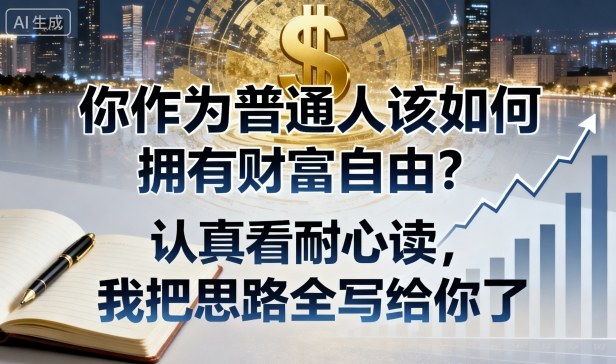 付费文章：你作为普通人该如何拥有财富自由？认真看耐心读，我把思路全写给你了-心语项目网