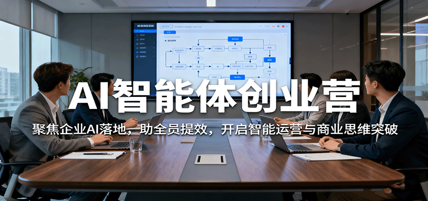 AI智能体创业营:聚焦企业AI落地,助全员提效,开启智能运营与商业思维突破-心语项目网