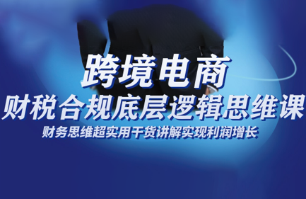 跨境电商财稅合规底层逻辑思维课-心语项目网
