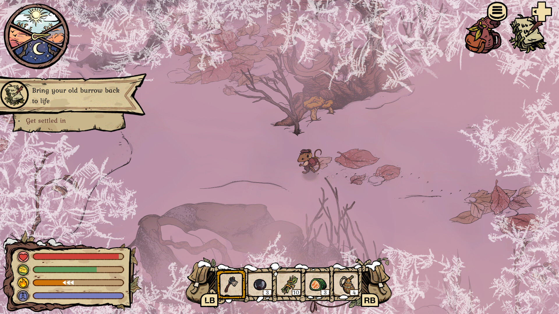《林间暖巢 Winter Burrow》Switch美版中文NSZ下载 – 含1.0.3补丁-心语项目网