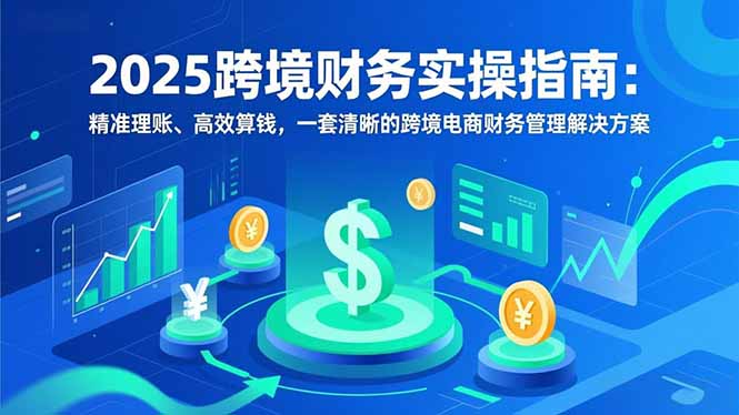 2025跨境财务实操指南：精准理账、高效算钱，一套清晰的跨境电商财务管理解决方案-心语项目网