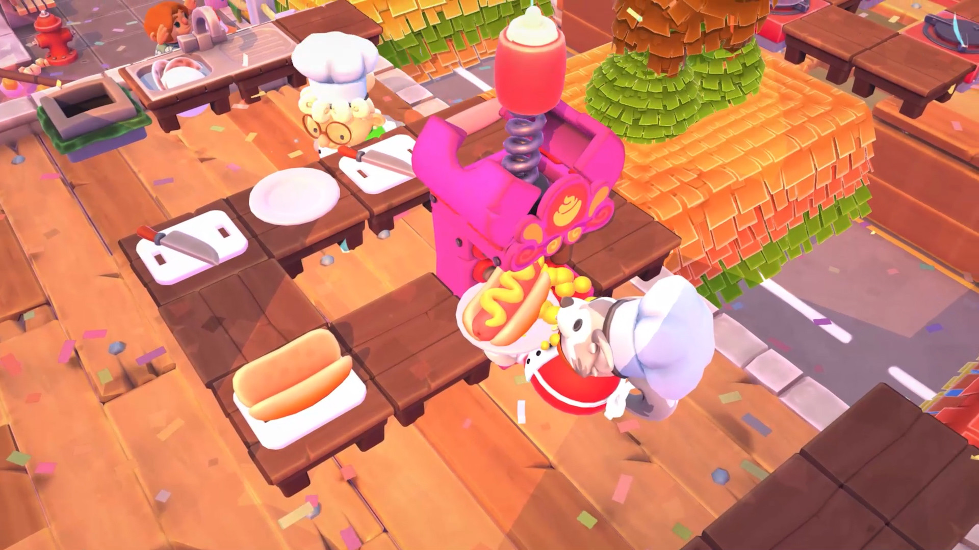 《煮糊了2 分手厨房2 Overcooked2》Switch美版中文版NSP下载 – 含1.0.19补丁+5DLC-心语项目网