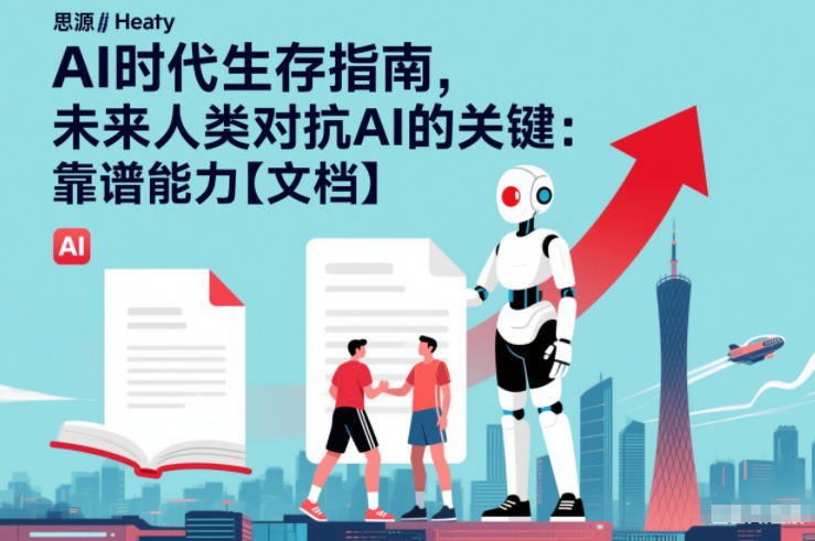AI时代生存指南，未来人类对抗AI的关键：靠谱能力【文档】-心语项目网