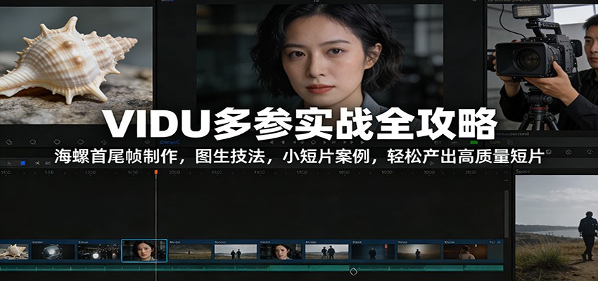 VIDU多参实战全攻略:海螺首尾帧制作,图生技法,小短片案例,轻松产出高质量短片-心语项目网