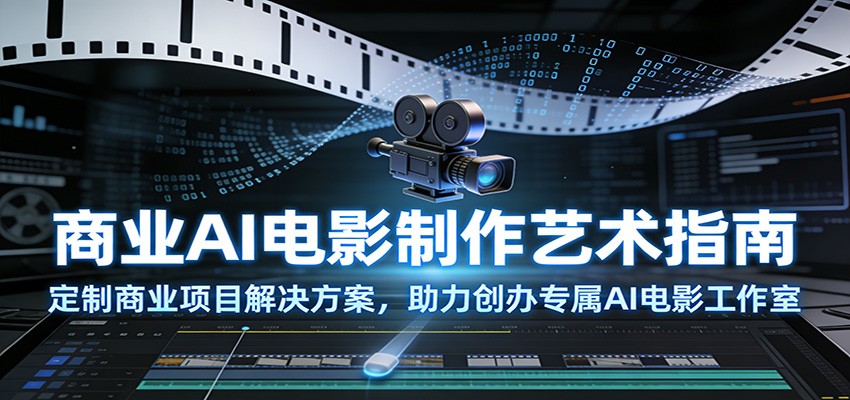 商业AI电影制作艺术指南:定制商业项目解决方案,助力创办专属AI电影工作室-心语项目网