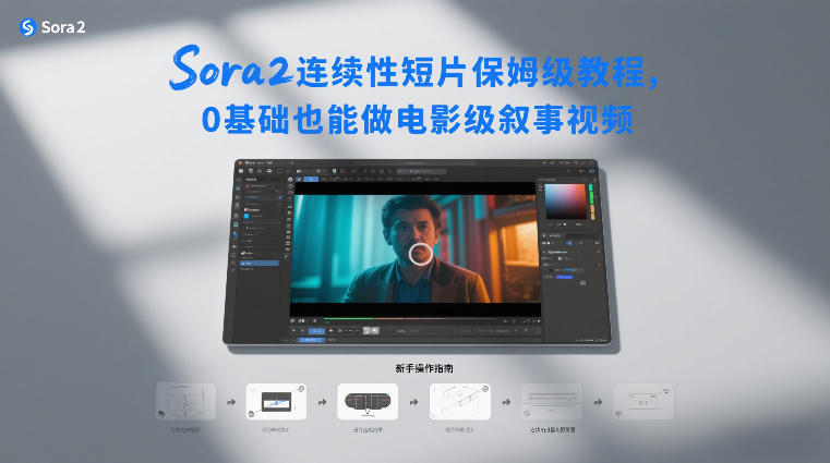Sora2连续性短片保姆级教程，0基础也能做电影级叙事视频-心语项目网