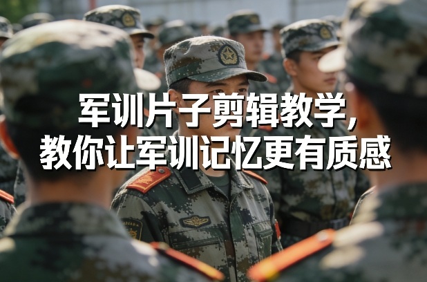 军训片子剪辑教学，教你让军训记忆更有质感-心语项目网