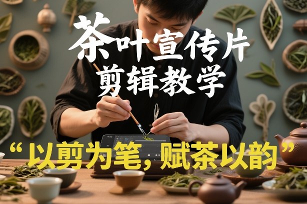 茶叶宣传片剪辑教学，以剪为笔，赋茶以韵，新手也能拍出高级感-心语项目网