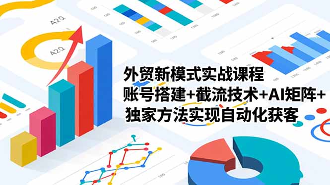 外贸新模式实战课程-更新2月，账号搭建+截流技术+AI矩阵+独家方法实现自动化获客-心语项目网