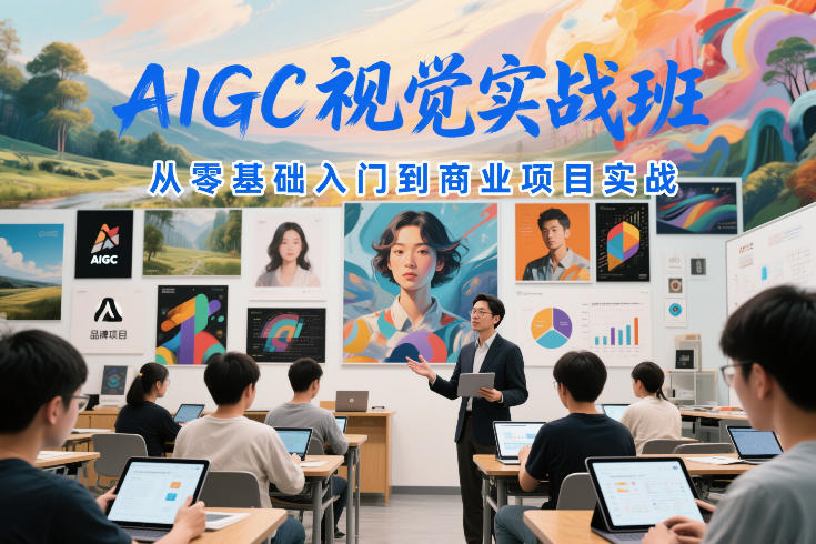 AIGC视觉实战班，从零基础入门到商业项目实战-心语项目网