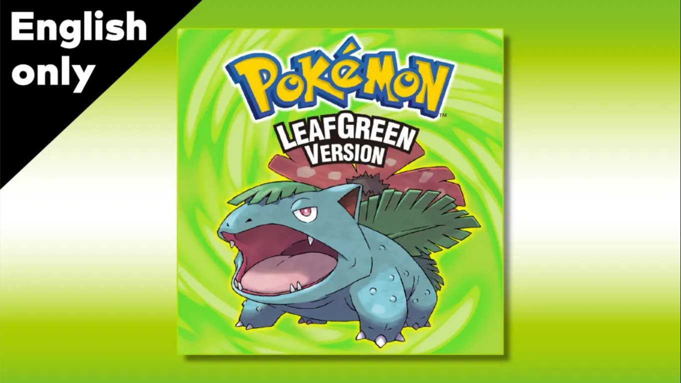 【美版】宝可梦叶绿 .Pokemon LeafGreen 中文汉化-心语项目网