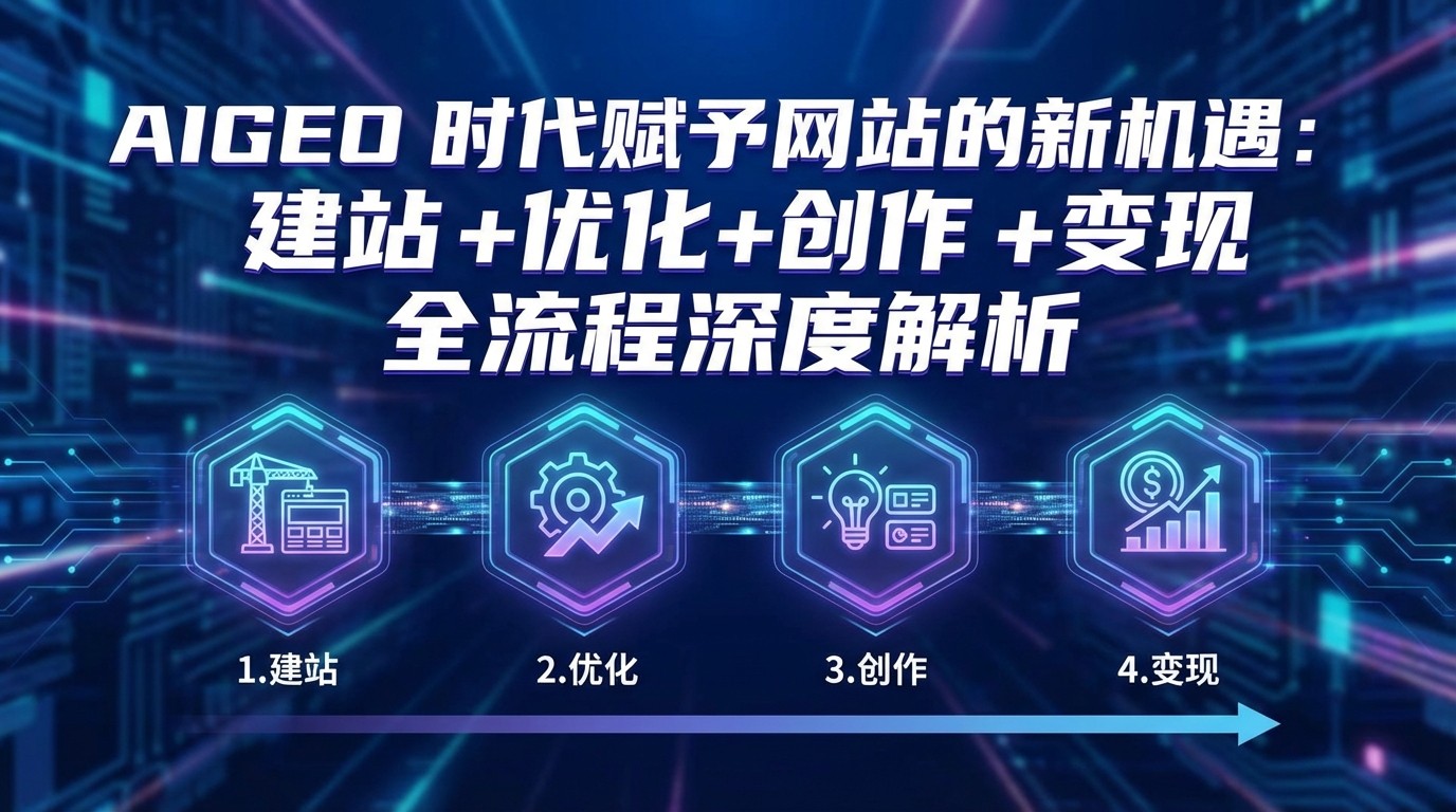 AIGEO+时代赋予网站的新机遇：建站+优化+创作+变现+全流程深度解析-心语项目网