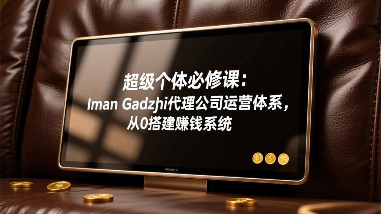 超级个体必修课：Iman Gadzhi代理公司运营体系，从0搭建赚钱系统-心语项目网