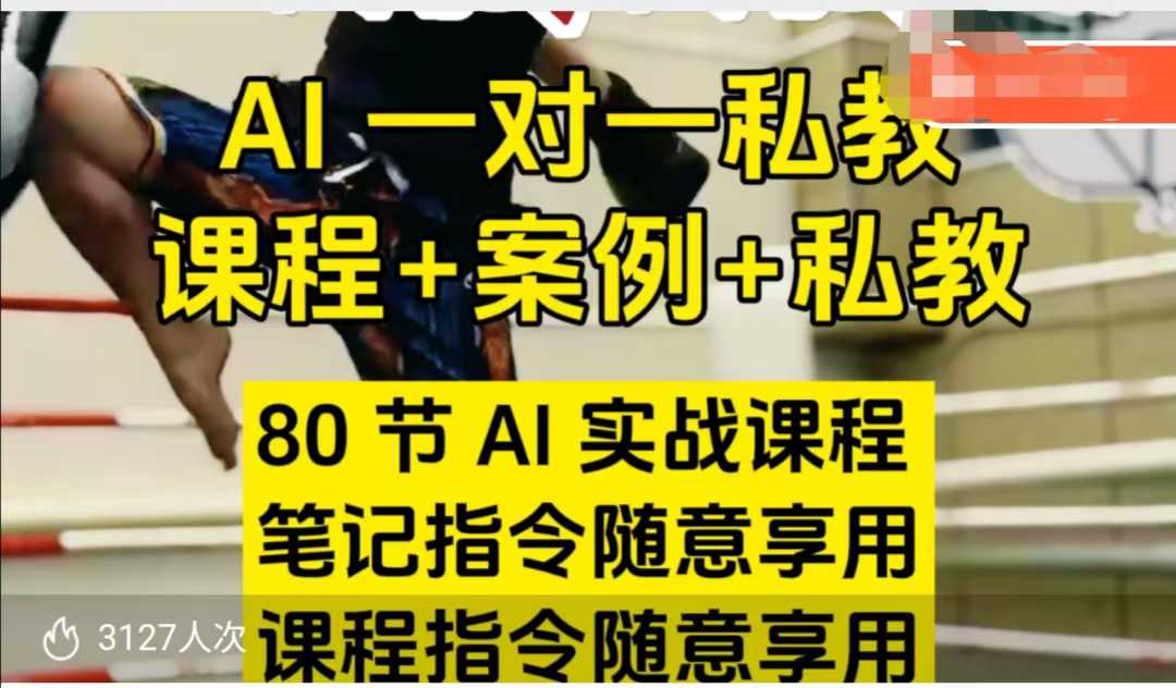 AI指令实战课，课程+案例，80节AI实战课程，笔记指令随意享用，课程指令随意享用(更新26年3月)-心语项目网