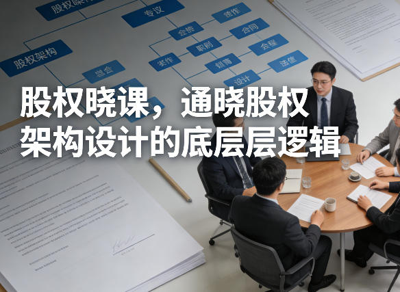 股权晓课，通晓股权架构设计的底层逻辑-心语项目网