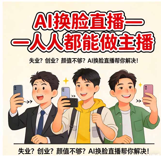AI换脸直播，人人都能做主播-心语项目网