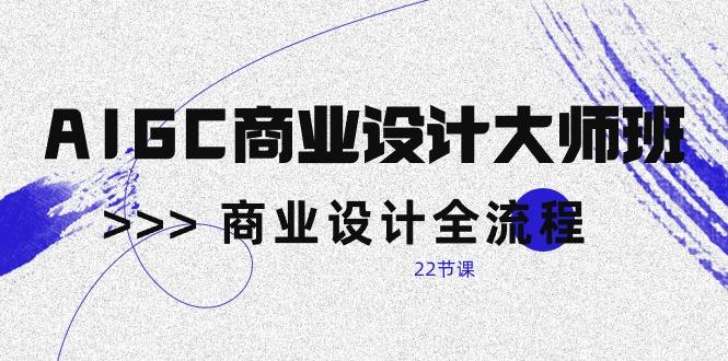 AIGC-商业设计大师班，商业设计全流程(22节课-心语项目网