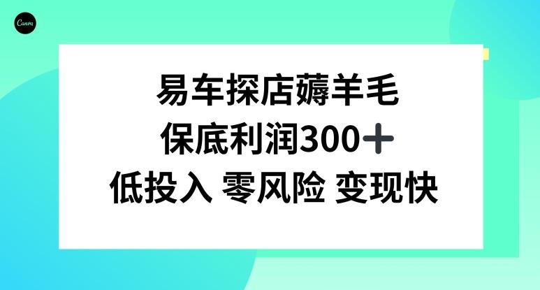易车APP首页十亿补贴活动，选择到店补贴，保底利润300+-心语项目网
