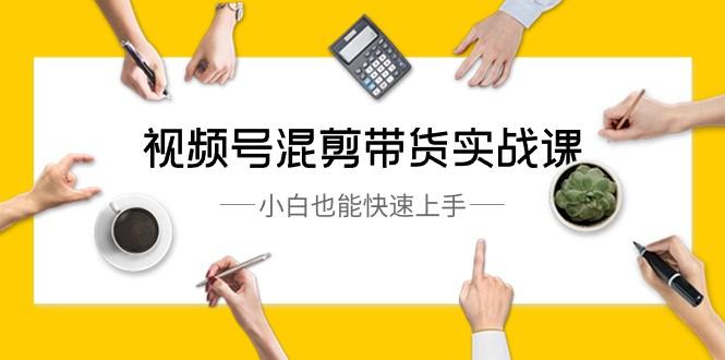视频号混剪带货实战课，小白也能快速上手（10节课）-心语项目网