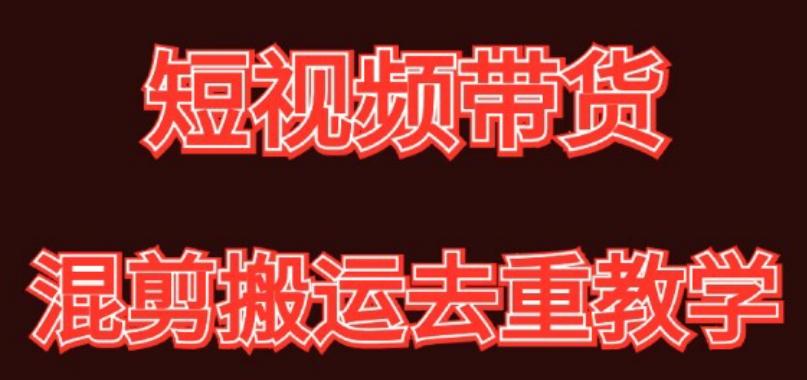 混剪去重短视频带货玩法，混剪搬运简单过原创思路分享-心语项目网