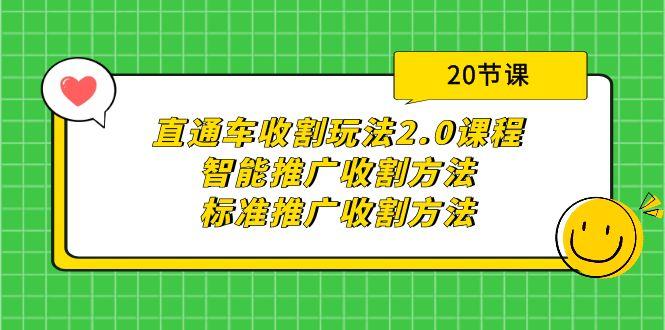 (9692期)直通车收割玩法2.0课程：智能推广收割方法+标准推广收割方法(20节课)-心语项目网