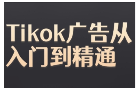 Tiktok Ads实操教程，Tiktok广告从入门到精通-心语项目网