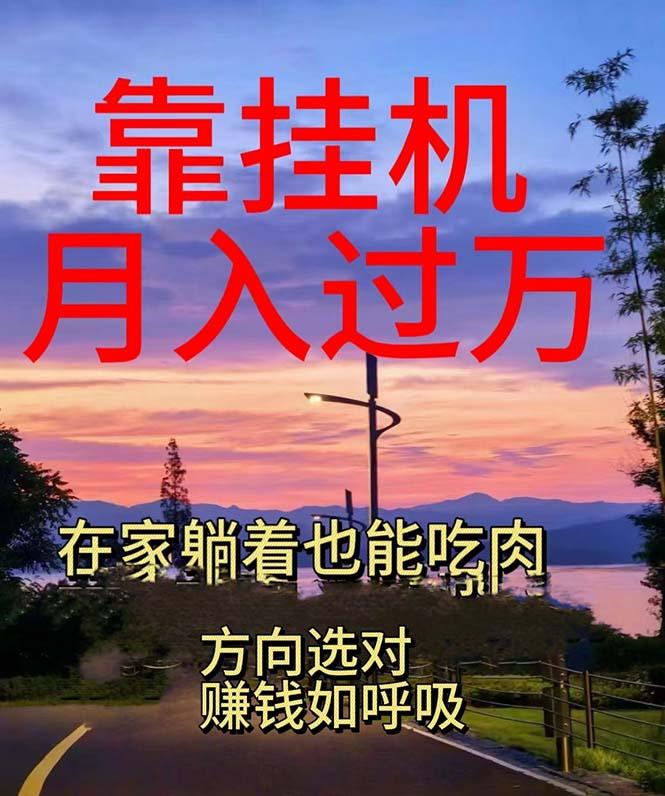 靠挂机，日入1000+，躺着也能吃肉，电脑手机都可挂-心语项目网