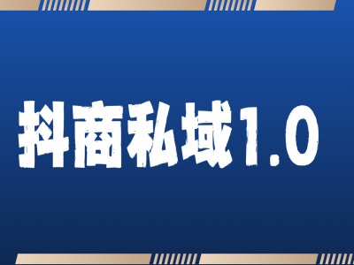 抖商服务私域1.0，抖音引流获客详细教学-心语项目网