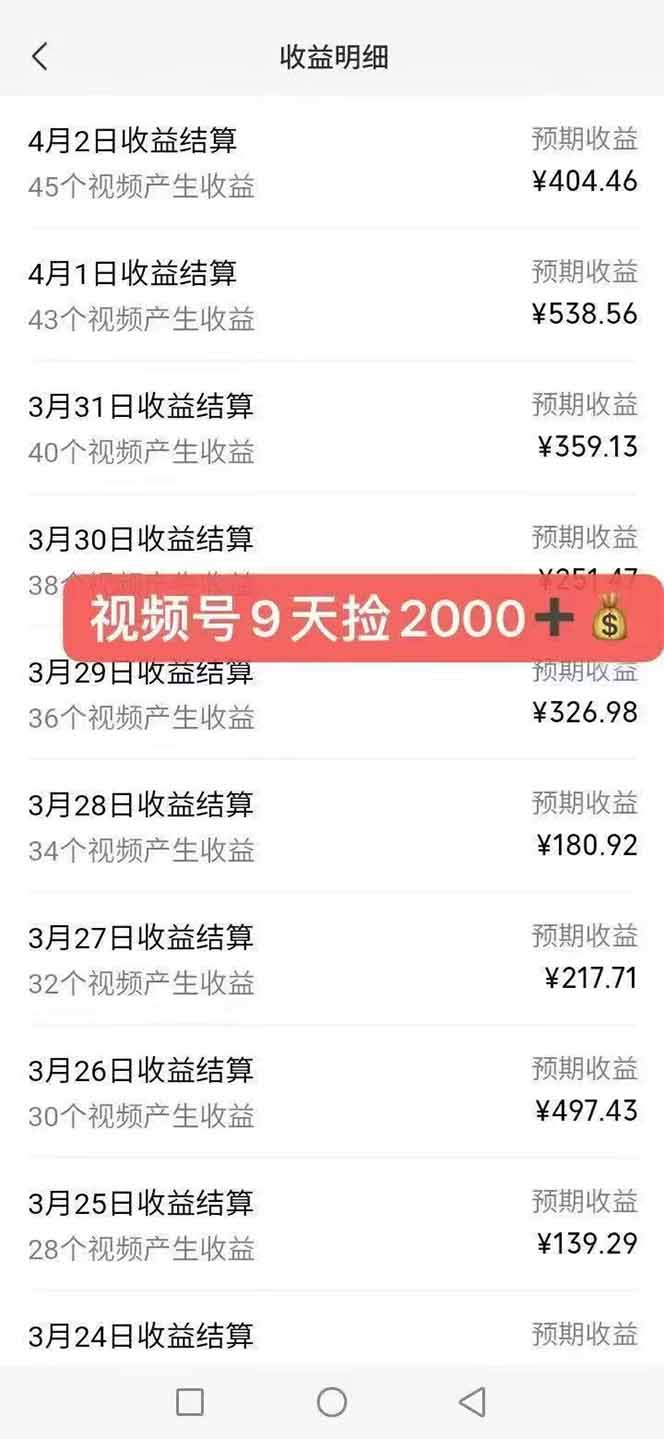 全新托管躺赚项目,微信视频号公众号托管代运营,每天五分钟,收益大几百-心语项目网