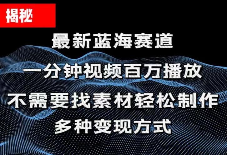 揭秘！一分钟教你做百万播放量视频，条条爆款，各大平台自然流，轻松月…-心语项目网