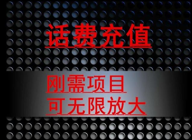 最新蓝海项目，刚需赛道，95折充话费月入5位数-心语项目网