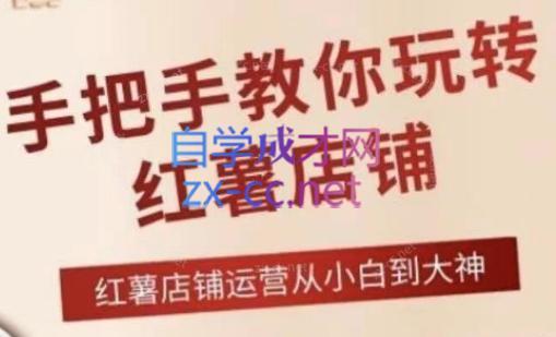 海燕老师·2024手把手教你玩转红薯店铺-心语项目网