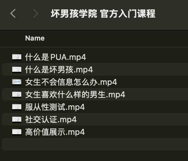 坏男孩学院 官方入门课程-心语项目网