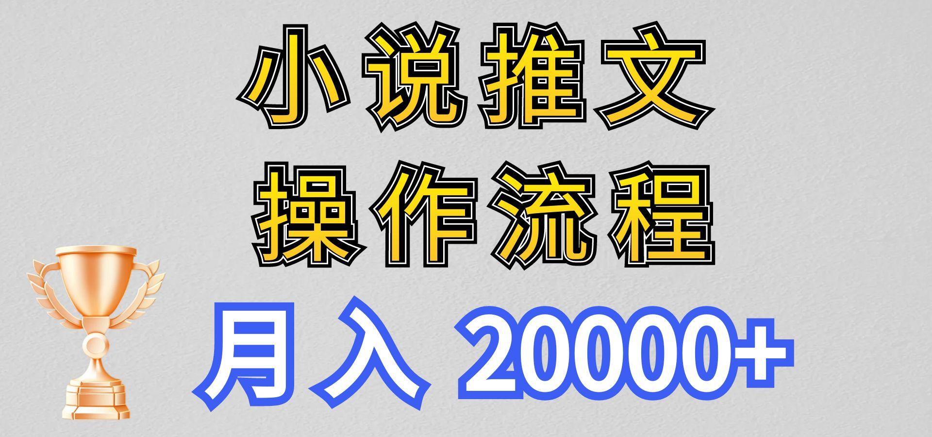 小说推文项目新玩法操作全流程，月入20000+，门槛低非常适合新手-心语项目网