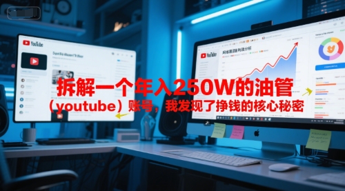 付费文章：拆解一个年入250W的油管(youtube)账号，我发现了挣钱的核心秘密-心语项目网