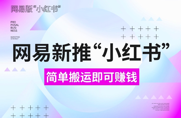 网易官方新推“小红书”，搬运即有收益，新手小白千万别错过(附详细教程)【揭秘】-心语项目网