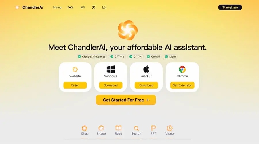 ChandlerAi｜综合性人工智能助手平台 提供多种AI服务-心语项目网