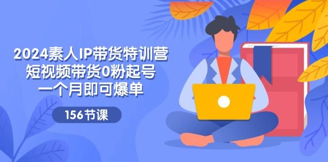 2024素人IP带货特训营，短视频带货0粉起号，一个月即可爆单(156节-心语项目网