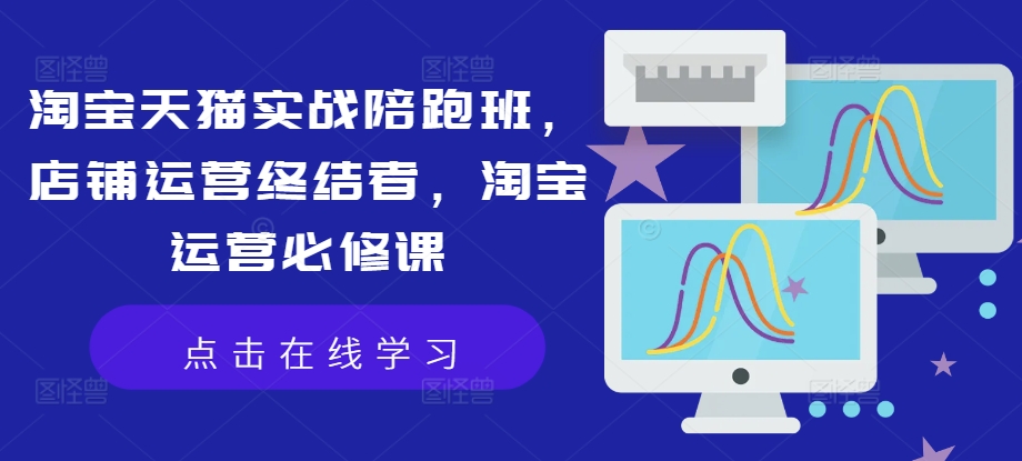 淘宝天猫实战陪跑班，店铺运营终结者，淘宝运营必修课-心语项目网